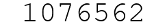 Number 1076562.