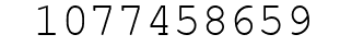 Number 1077458659.