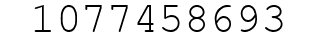 Number 1077458693.