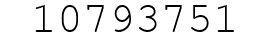Number 10793751.