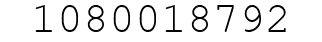 Number 1080018792.