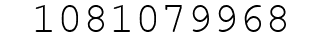 Number 1081079968.