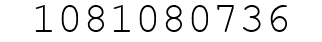 Number 1081080736.