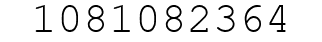 Number 1081082364.