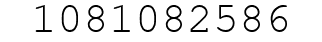 Number 1081082586.