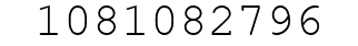Number 1081082796.