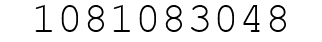 Number 1081083048.