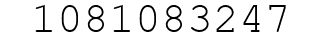 Number 1081083247.