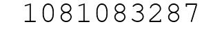 Number 1081083287.