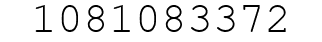 Number 1081083372.