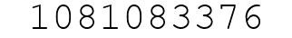 Number 1081083376.