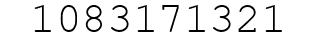 Number 1083171321.
