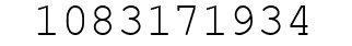 Number 1083171934.