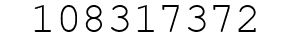 Number 108317372.