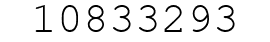Number 10833293.