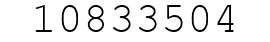 Number 10833504.