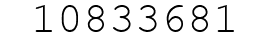 Number 10833681.