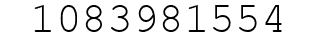Number 1083981554.