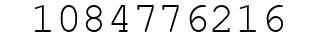 Number 1084776216.