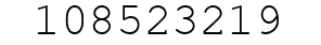 Number 108523219.