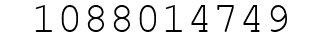 Number 1088014749.