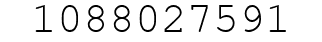 Number 1088027591.