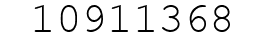 Number 10911368.