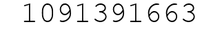 Number 1091391663.