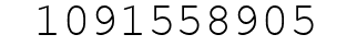 Number 1091558905.
