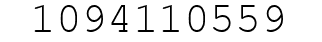 Number 1094110559.