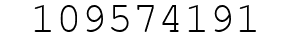 Number 109574191.