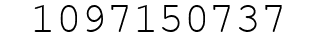 Number 1097150737.