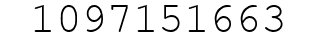 Number 1097151663.