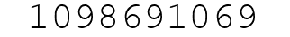 Number 1098691069.