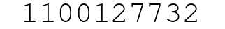 Number 1100127732.