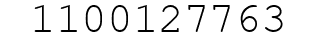 Number 1100127763.