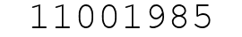 Number 11001985.