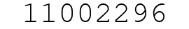 Number 11002296.