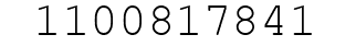 Number 1100817841.