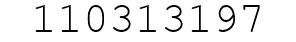 Number 110313197.