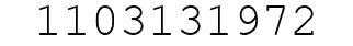 Number 1103131972.