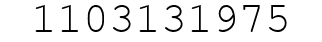 Number 1103131975.