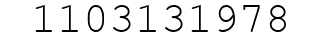 Number 1103131978.