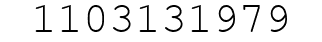 Number 1103131979.