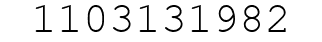 Number 1103131982.