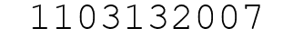 Number 1103132007.