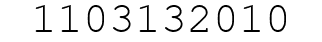 Number 1103132010.