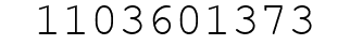 Number 1103601373.
