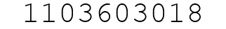 Number 1103603018.