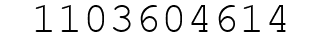 Number 1103604614.